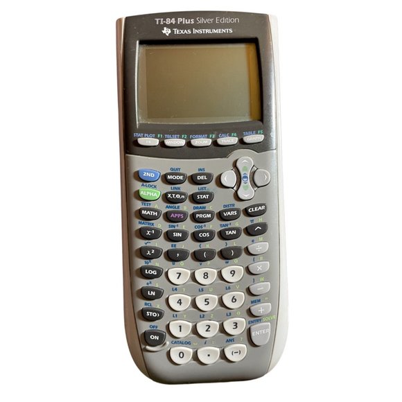 Texas Instruments TI-84 Plus Silver Edition Graphing Calculator (Tested/Working) - Picture 1 of 3